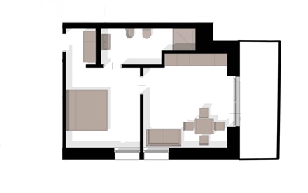 The floor plan